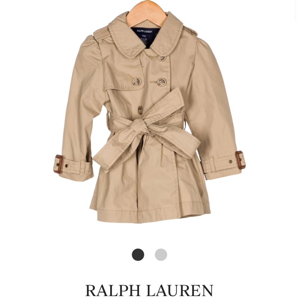 Ralph Lauren Pleated Trench Coat 18 months